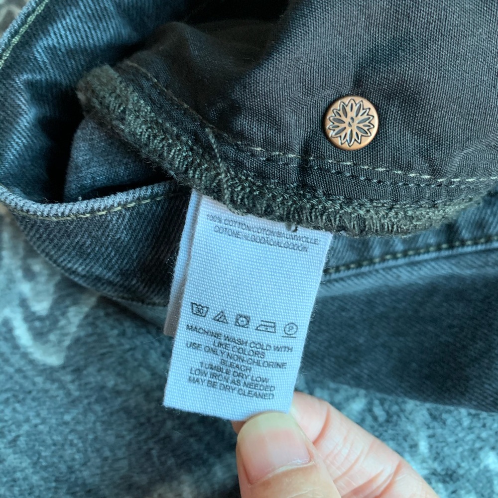 Free People Lita Crop Straight Leg Jeans Size 28 - Picture 4 of 8